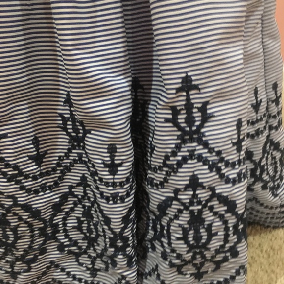 Blue and white striped dress w pockets! - Picture 4 of 4